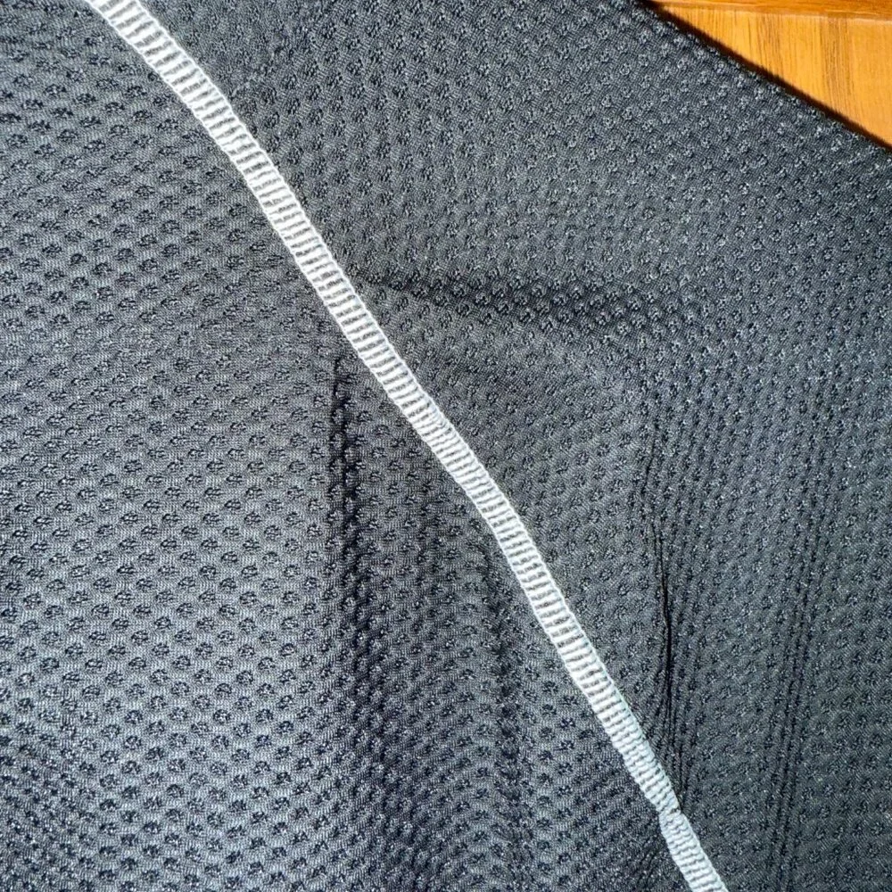 Tory Sport  Mesh Quarter-Zip Pullover Color: Sport Black Size: XL - Picture 6 of 7